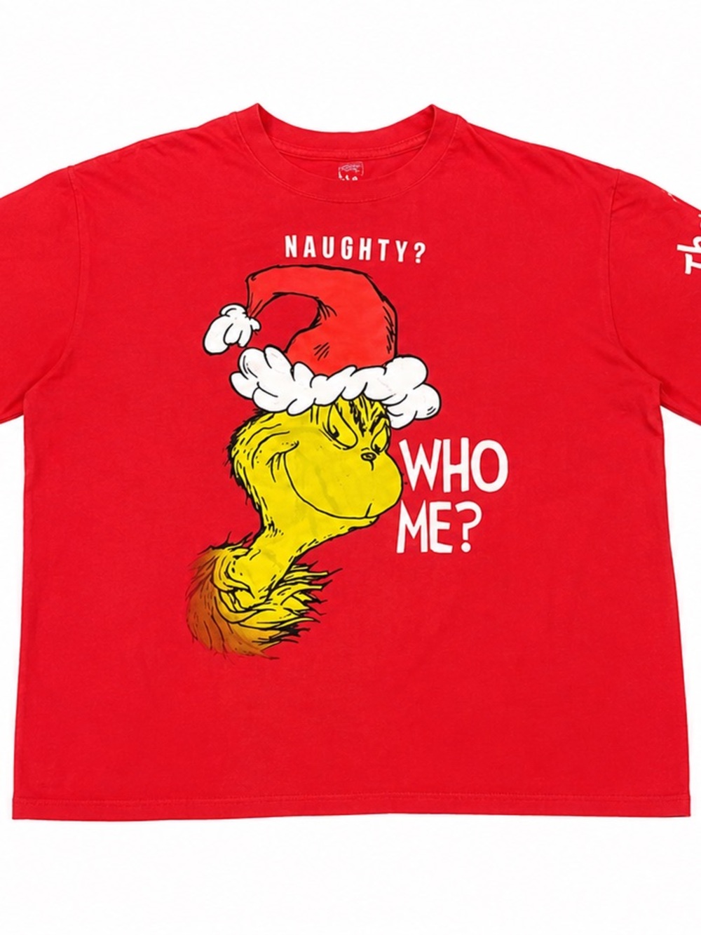 The Grinch “Naughty? Who Me?” Christmas Long Sleeve Tee | 1X